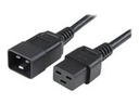 StarTech.com Cable C19 a C20 de 91cm de Servicio Pesado para Alimentación de Ordenador - Cable 14AWG - Cable de alimentación - IEC 60320 C19 a IEC 60320 C20 - CA 250 V - 90 cm - negro