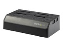 StarTech.com Docking Station USB 3.1 10Gbps de 4 Bahías SATA para Discos Duros y SSDs de 2,5 o 3,5 Pulgadas - Base USB-C de 4 Bahías - Caja de almacenamiento - 2,5" / 3,5" compartidos - SATA 6Gb/s - 600 MBps - USB 3.1 (Gen 2) - negro