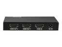 StarTech.com Splitter HDMI - de 2 Puertos - 4K 60Hz - Divisor HDMI 1 Entrada 2 Salidas - Splitter HDMI de 2 Salidas - Divisor de Puertos HDMI - Separador de vídeo/audio - 2 x HDMI - sobremesa - para P/N: ST121HD20FXA