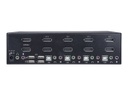 StarTech.com Switch Conmutador KVM de 4 Puertos Dobles DisplayPort de 4K 60Hz - KVM de 4 Puertos Duales DP - Conmutador KVM / audio / USB - 4 x KVM / audio / USB - 1 usuario local - sobremesa, montaje en rack