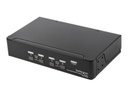StarTech.com Switch Conmutador KVM de 4 Puertos DisplayPort de 4K 60Hz - KVM de 4 Puertos DP - Conmutador KVM / audio - 4 x KVM / audio - 1 usuario local - sobremesa - CA 100 - 240 V