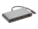 StarTech.com Dock Thunderbolt 3 - Mini - HDMI Doble - 4K 60Hz - Alimentada por el Bus - Docking Station para Portátil - USB Tipo C - Estación de conexión - USB-C 3.1 / Thunderbolt 3 - 2 x HDMI - GigE