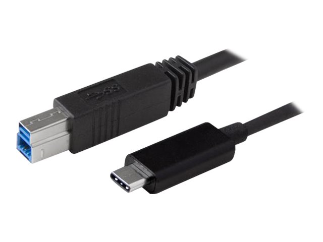 StarTech.com Cable USB Type-C de 1m - USB 3.1 USB-C a B - Cable USB - USB-C (M) a USB Type B (M) - USB 3.1 - 1 m - negro - para P/N: HB31C2A1CGS, HB31C2A2CB, HB31C3A1CS, HB31C3ASDMB, HB31C4AS, PEXUSB311AC3, PEXUSB312C3
