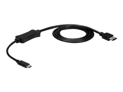 StarTech.com Cable de 1m Adaptador USB-C a eSATA - Cable Conversor USB Tipo C a eSATA - USB 3.0 - Controlador de almacenamiento - SATA 6Gb/s - 600 MBps - USB 3.0 - negro