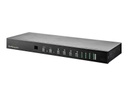 StarTech.com Switch Multiplicador de Vídeo HDMI 4K de 60Hz - Matriz de 4x4 - de Montaje en Rack - con Control Remoto por Ethernet y RS232 - Interruptor de vídeo/audio - sobremesa