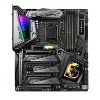 MSI MEG Z490 GODLIKE - Placa base - placa ATX extendida - Socket LGA1200 - Z490 - USB-C Gen2, USB 3.2 Gen 1, USB 3.2 Gen 2 - 10 Gigabit LAN, 2.5 Gigabit LAN, Wi-Fi, Bluetooth - Tarjeta gráfica (CPU necesaria) - HD Audio (8-canales)