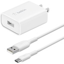 Belkin - Adaptador de corriente - 18 vatios - QC 3.0 (USB) - blanco
