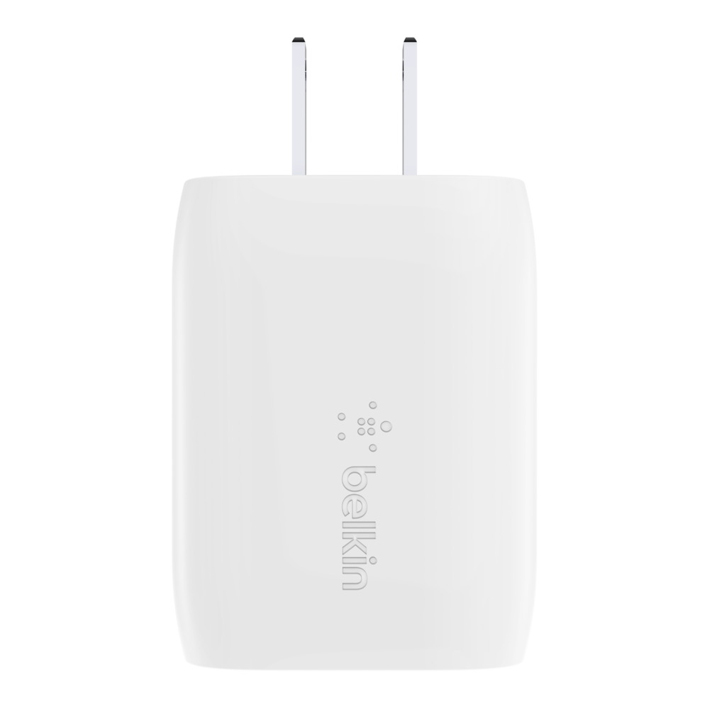 Belkin - Adaptador de corriente - 18 vatios - 3.6 A (USB-C) - en el cable: Lightning - blanco