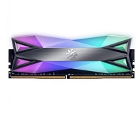 XPG SPECTRIX D60G - DDR4 - módulo - 8 GB - DIMM de 288 espigas - 3200 MHz / PC4-25600 - CL16 - 1.35 V - sin búfer - no ECC - gris titanio