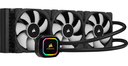 CORSAIR iCUE H150i RGB PRO XT - Sistema de refrigeración líquida del procesador - (para: LGA1156, AM2+, AM3, LGA1155, LGA2011, LGA1150, LGA1151, AM4, LGA2066, sTR4, LGA1200) - aluminio con base de cobre - 120 mm