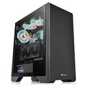 Thermaltake S300 TG - Torre - ATX - sin fuente de alimentación (PS/2) - negro - USB/Audio