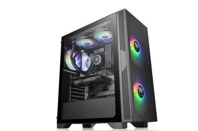 Thermaltake - Versa T25 - Black - Tempered Glass*2/Fue
