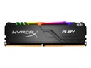 HyperX FURY RGB - DDR4 - módulo - 8 GB - DIMM de 288 espigas - 3000 MHz / PC4-24000 - CL15 - 1.35 V - sin búfer - no ECC - negro