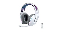 Logitech G733 LIGHTSPEED Wireless RGB Gaming Headset - Auricular - 7.1 canales - tamaño completo - 2,4 GHz - inalámbrico - blanco