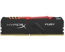 HyperX FURY RGB - DDR4 - módulo - 32 GB - DIMM de 288 espigas - 3000 MHz / PC4-24000 - CL16 - 1.35 V - sin búfer - no ECC - negro