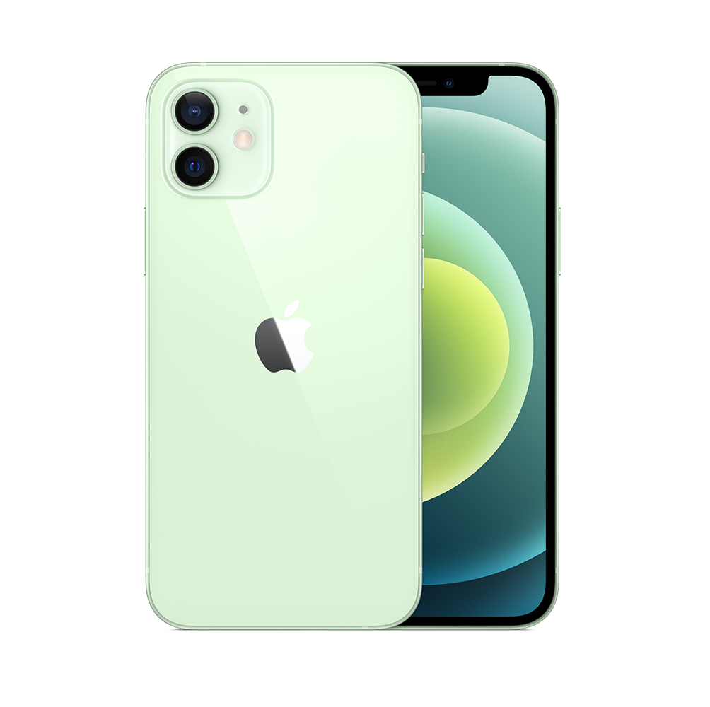 Apple iPhone 12 - Teléfono inteligente - SIM doble - 5G NR - 64 GB - 6.1" - 2532 x 1170 píxeles (460 ppi) - Super Retina XDR Display (cámara frontal de 12 MP) - 2 x cámaras traseras - verde