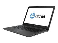 HP 240 G6 - Celeron N3060 / 1.6 GHz - Win 10 Home 64 bit - 4 GB RAM - 500 GB HDD - 14" TN 1366 x 768 (HD) - HD Graphics 400 - plata ceniza oscuro, textura de tejido natural - kbd: América Latina