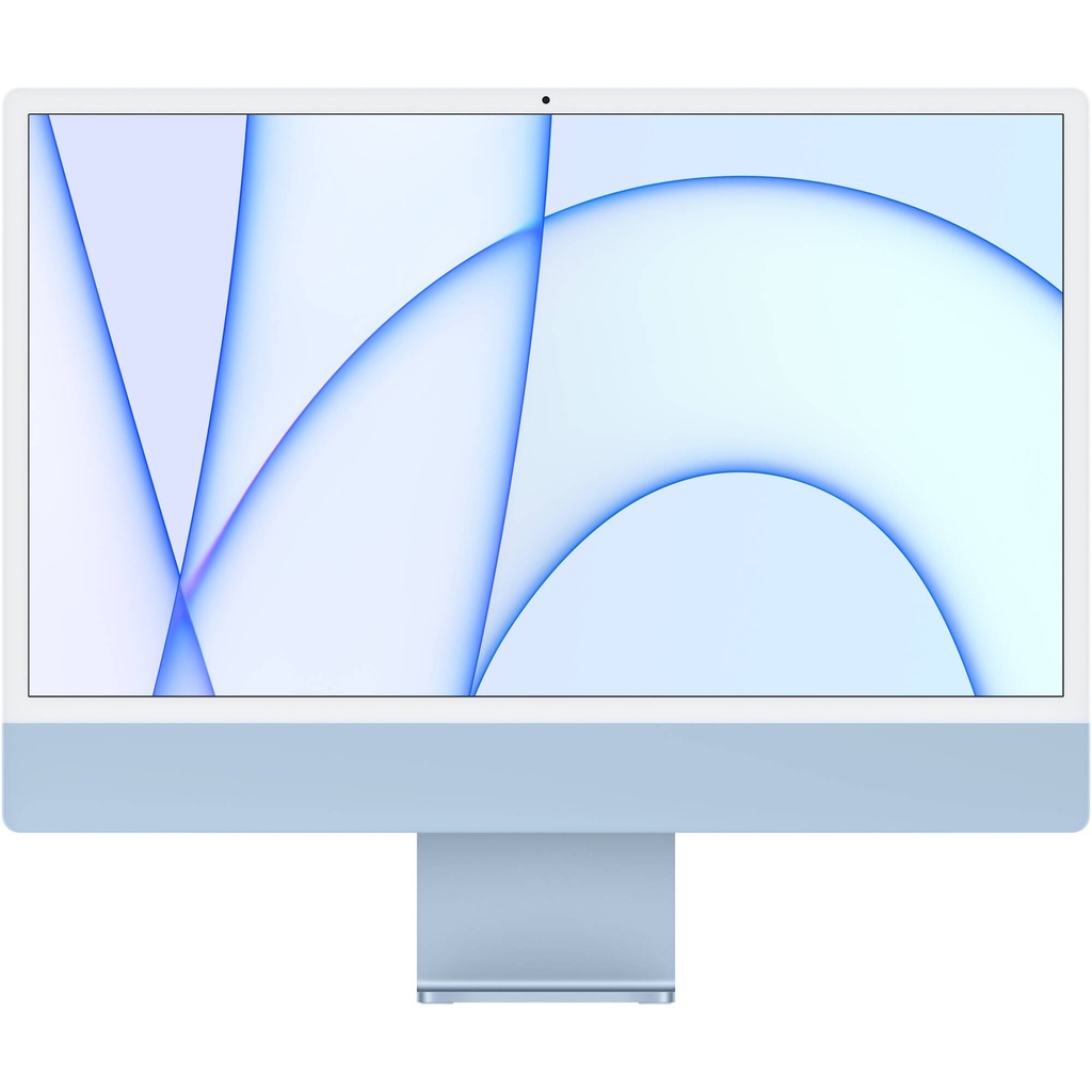 Apple - All-in-one - Apple M1 None - 8 GB - 256 GB HDD - 24" - Apple macOS Big Sur 11.0 - Blue - MJV93LL/A