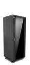 Nexxt Solutions Infrastructure - Floor cabinet - SPCC steel - RAL 9005 / Black - 600x600 27U SKD 2FAN