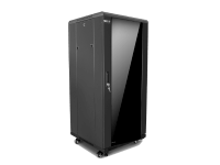 Nexxt Solutions Infrastructure - Floor cabinet - SPCC steel - RAL 9005 / Black - 600x800 42U SKD 4FAN