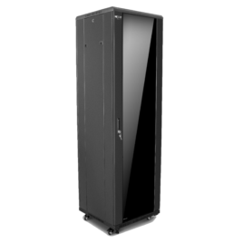 Nexxt Solutions Infrastructure - Floor cabinet - SPCC steel - RAL 9005 / Black - 600x1200 42U SKD 4FN