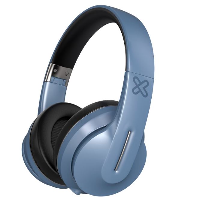 Klip Xtreme - KWH-150BL - Headphones - Para Home audio / Para Portable electronics - Wireless - 18hrs Bat Blue