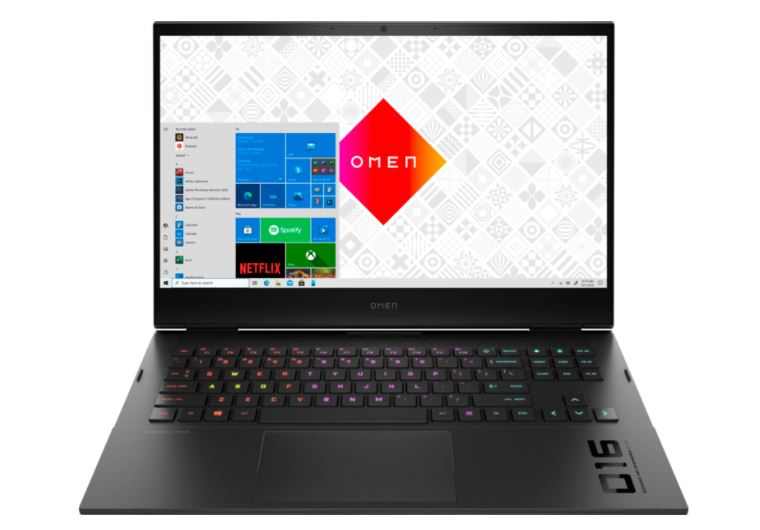 HP OMEN - Notebook - 16" - AMD Ryzen 7 5800H - 16 GB - 512 GB SSD - Windows 10 Home