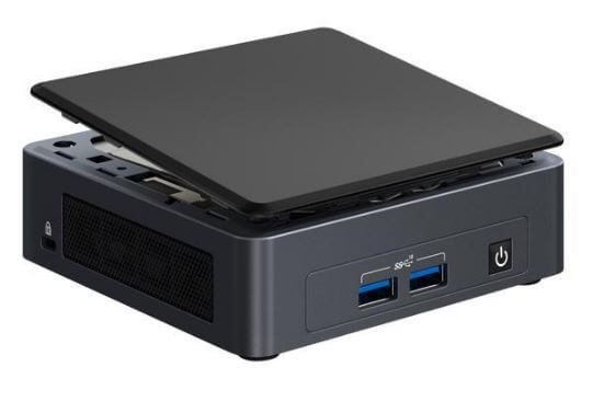 Intel NUC11TNKi3 - PC barebone - Core i3 - DDR4 SODIMM - Slim Chassis US Cord