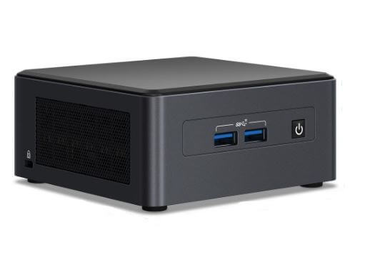 Intel NUC11TNHi7 - PC barebone - Core i7 - DDR4 SODIMM - US Cord