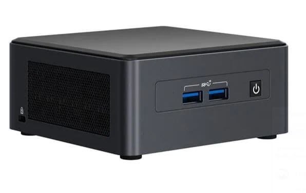 Intel NUC11TNHi70L - PC barebone - Core i7 - DDR4 SODIMM - Dual-LAN - No Cord