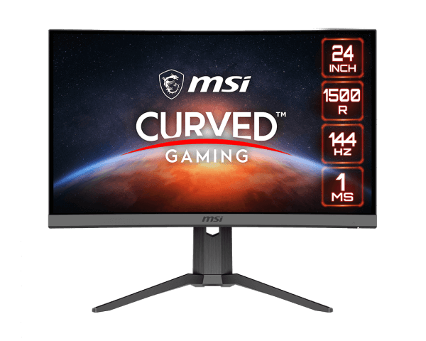 MSI - 23.8" - 1920 x 1080 - DisplayPort / HDMI - Curvo Optix
