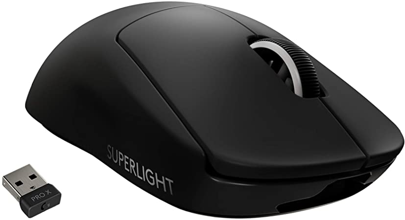 Logitech PRO X SUPERLIGHT Wireless Gaming Mouse - Ratón - óptico - 5 botones - inalámbrico, cableado - LIGHTSPEED - negro