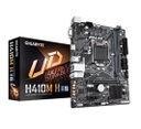 Gigabyte - H410M H - Motherboard - Micro ATX - LGA1200 Socket - Intel H470 - para Celeron / para Core i3 / para Core i5 / para Core i7 / para Core i9 - Intel HD Graphics - None
