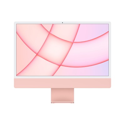 Apple iMac - All-in-one - Apple M1 None - 8 GB DDR4 SDRAM - 256 GB HDD - 24" - Apple macOS Big Sur 11.0 - Pink