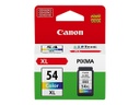 Canon CL-54XL - 12.6 ml - gran capacidad - color (cian, magenta, amarillo) - original - cartucho de tinta - para PIXMA E401, E402, E461, E471