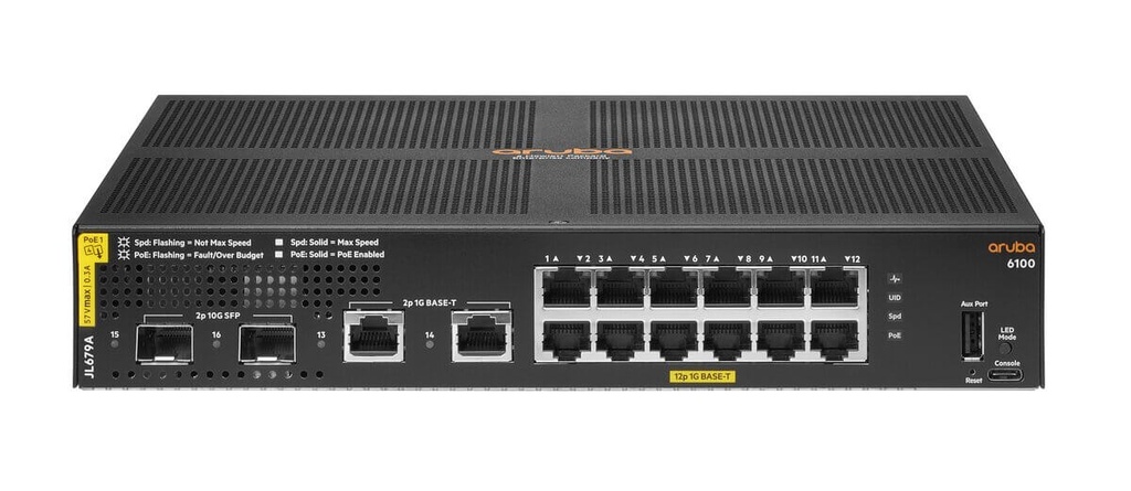 HPE - Switch - Aruba 6100 - 139W