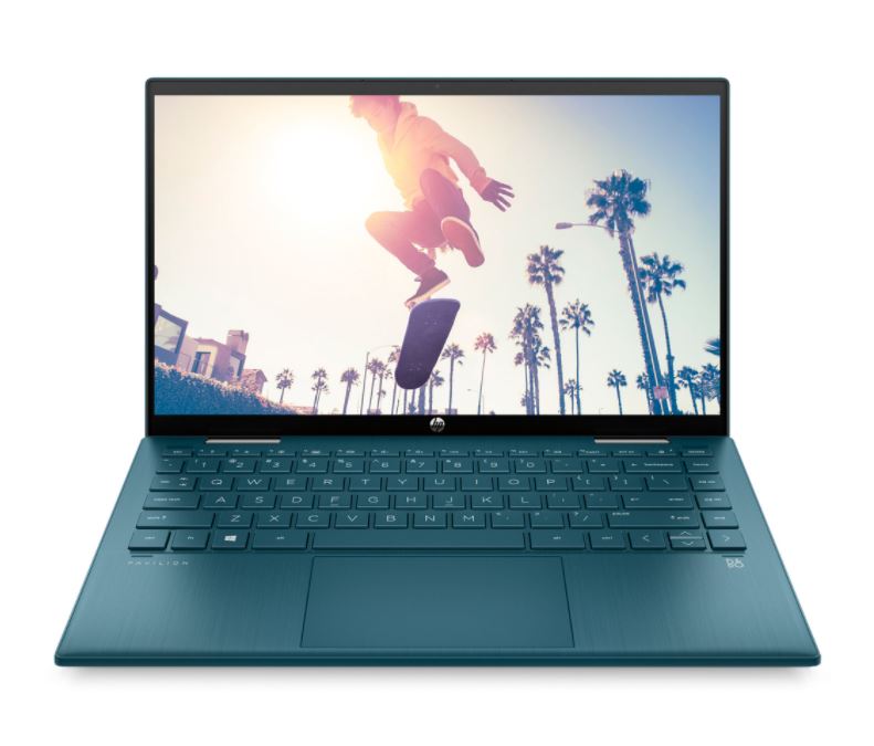 HP Pavilion x360 14-dy0005la - Notebook - 14" - Intel Core i3 1125G4 - 8 GB - 256 GB - Windows 10 Home - Blue - Spanish