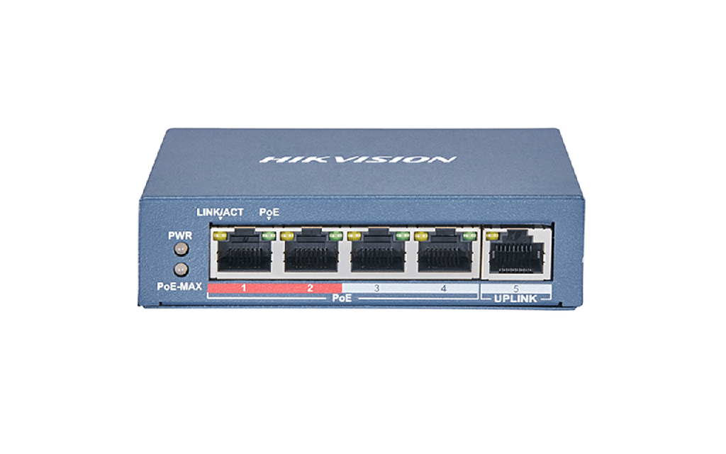 Hikvision - Switch - 4 - 100M Unmanaged