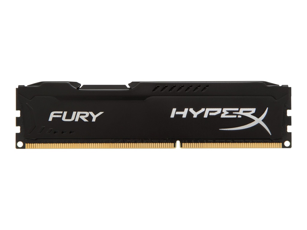 HyperX FURY - DDR3 - módulo - 8 GB - DIMM de 240 espigas - 1600 MHz / PC3-12800 - CL10 - 1.5 V - sin búfer - no ECC - negro