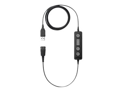 Jabra LINK 260 - Adaptador para auriculares - USB (M) a Desconexión rápida (M)