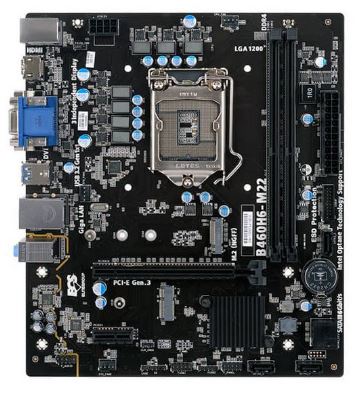 ECS - B460H6-M22 - Motherboard - Micro ATX - LGA1200 Socket - Intel B460 - para Core i3 / para Core i5 / para Core i7