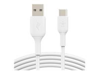 Belkin BOOST CHARGE - Cable USB - USB-C (M) a USB (M) - 2 m - blanco
