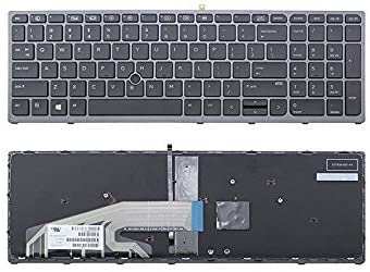 B07C2KY6L6-Teclado retroiluminado de repuesto para HP Zbook 15 G3 17 G3 848311 – 001 848311-b31 pk131 °C32 a01 nsk-cz0bc 9Z.ncgbc.01d, US diseño color negro