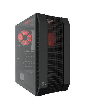 Xtech - XT-GMR3 - Tower - ATX/MicroATX - Black - side Acrylic window