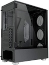 CASEPC100-CASE GAMING X-MICRO (S3) VIDRIO TEMPERADO/2XABANICO/ARGB/SIN FUENTE/NEGRO