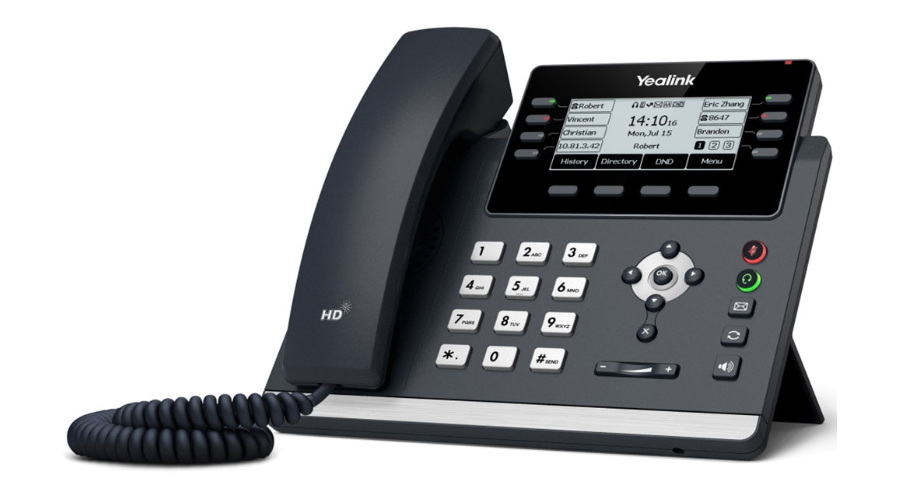 SIP- T43U-Teléfono IP Gigabit Yealink SIP-T43U de 12 línea