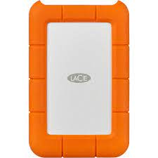 LaCie Rugged USB-C 4TB External Hard Drive Portable HDD - USB 3.0, Drop Shock Dust Rain Resistant Shuttle Drive, for Mac and PC Computer Desktop Works