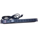 PDU.20140711-008A-PDU protector voltaje 8 tomas indic voltaje 15A 3xProteccion