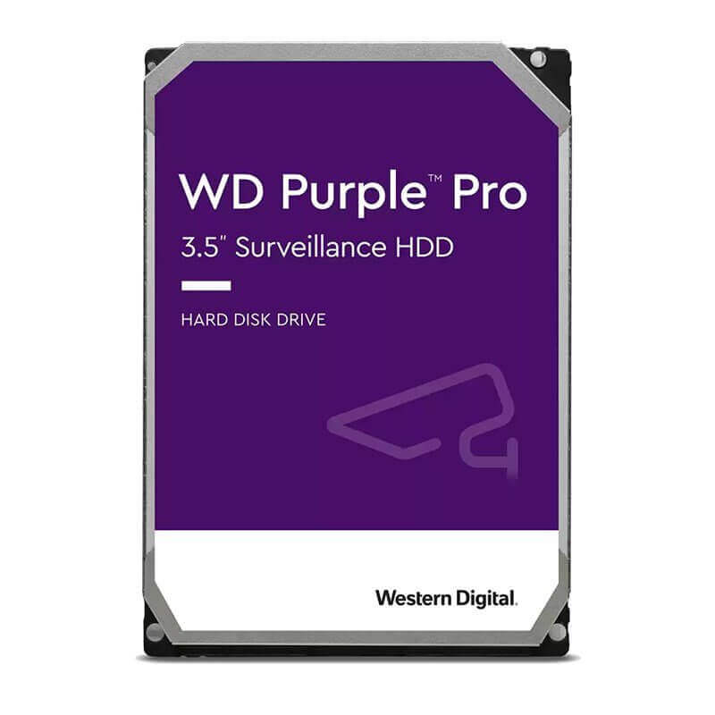 Western Digital WD Purple - Hard drive - Internal hard drive - 12 TB - 3.5" - 7200 rpm – surveillance