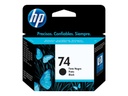 HP 74 - 4.5 ml - negro - original - cartucho de tinta - para Officejet J6413, J6415; Photosmart C4345, C4435, C4450, C4480, C4580, C4599, C5550, C5580